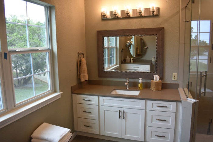 Dripping Springs Bathroom Remodel Custom Cabinets