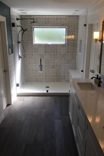West Lake Hills Bathroom Remodel French Provincial Shower