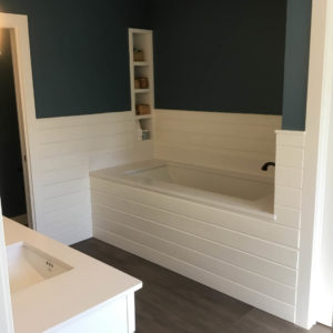 Westlake Bathroom Remodel Tub With Shiplap