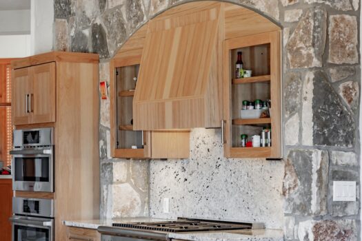 Spicewood Kitchen Remodel with Oven Hood and Cabinets