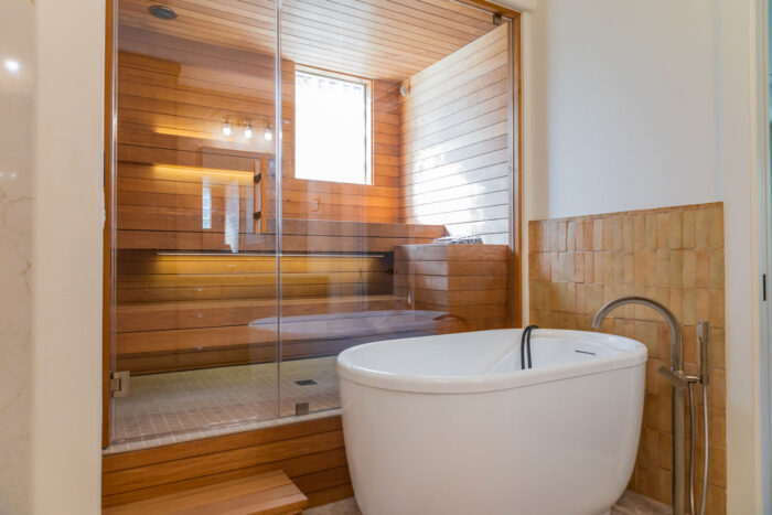 Austin Bathroom Remodel with new Sauna